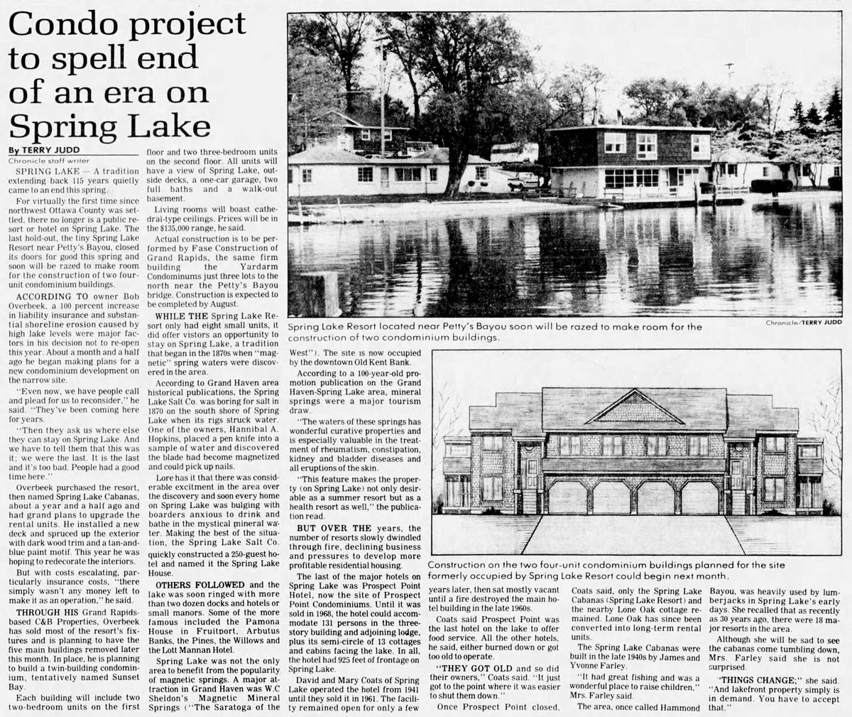 Prospect Point - May 1986 About Condo Project And A Look Back (newer photo)